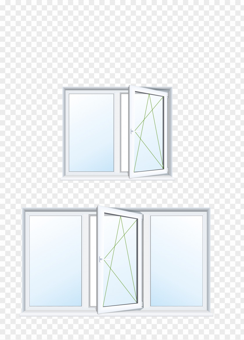 Vector Light-colored Windows Open Picture Frame Daylighting Pattern PNG
