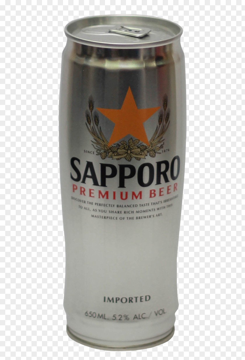 Beer Sapporo Brewery Alcoholic Drink Can PNG
