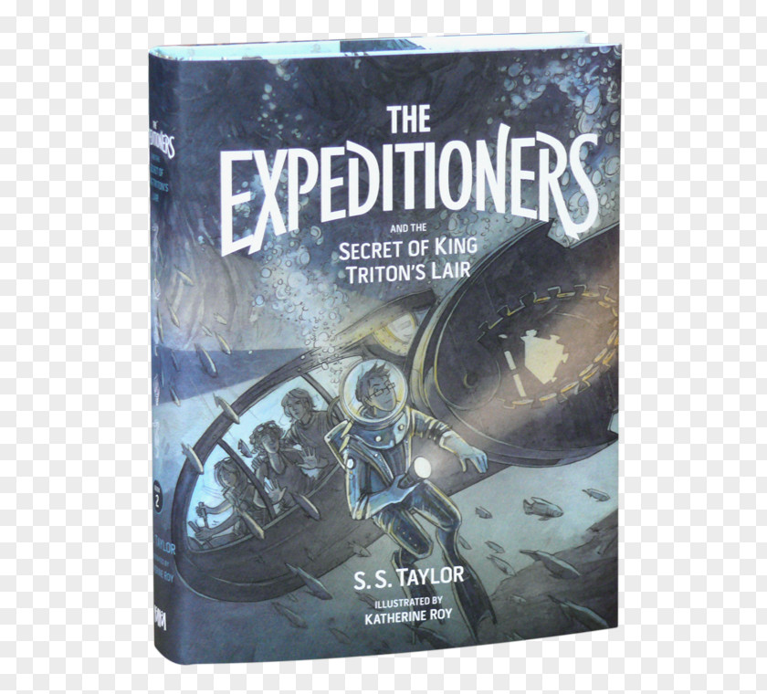 Book The Expeditioners And Secret Of King Triton's Lair Treasure Drowned Man's Canyon Neptune Project Challenge PNG