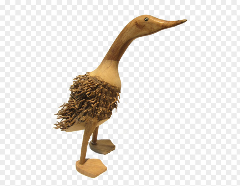 Duck Wood Carving Soft Mounted Ornaments Goose PNG