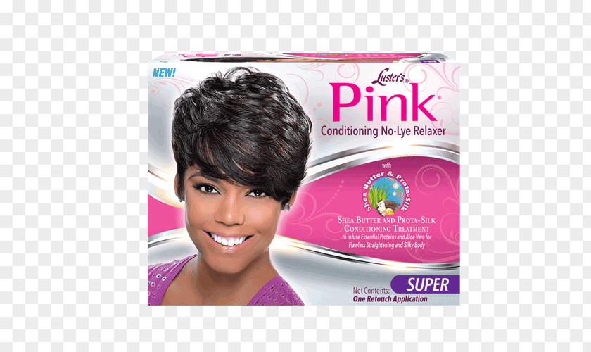 Hair Luster's Pink Original Lotion Relaxer Straightening Care PNG