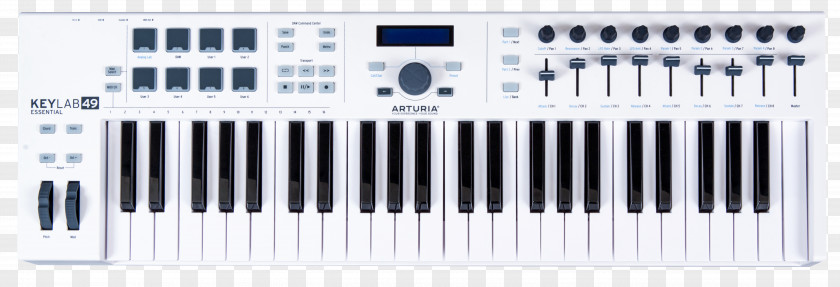 Musical Instruments Arturia MIDI Controllers Keyboard Sound Synthesizers PNG