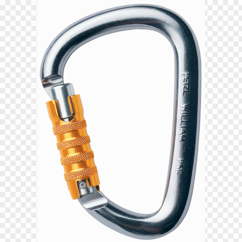 Rope Carabiner Climbing Rescue Petzl PNG