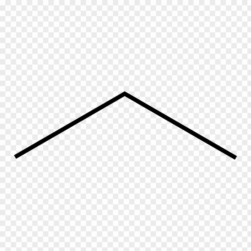 Skeleton Propane Skeletal Formula Structural Chemical PNG