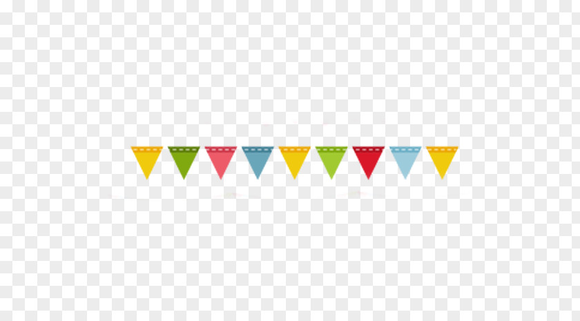 Small Flag Bunting Element Decorative Background Double Twelve Download Euclidean Vector PNG