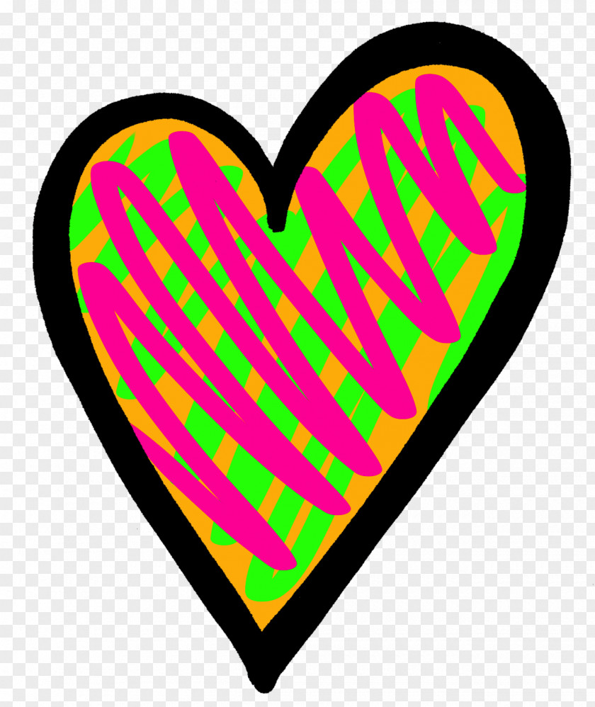 Heart Color Red Yellow Clip Art PNG