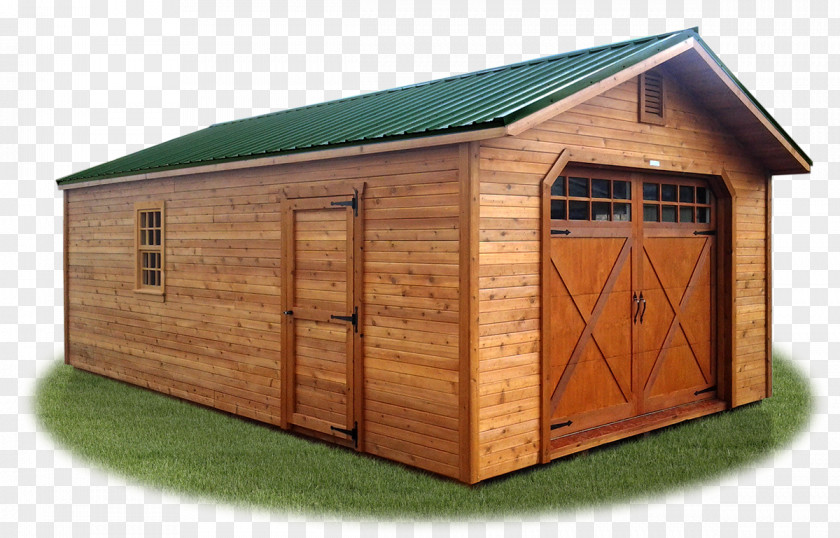 House Shed Log Cabin Siding Garage PNG