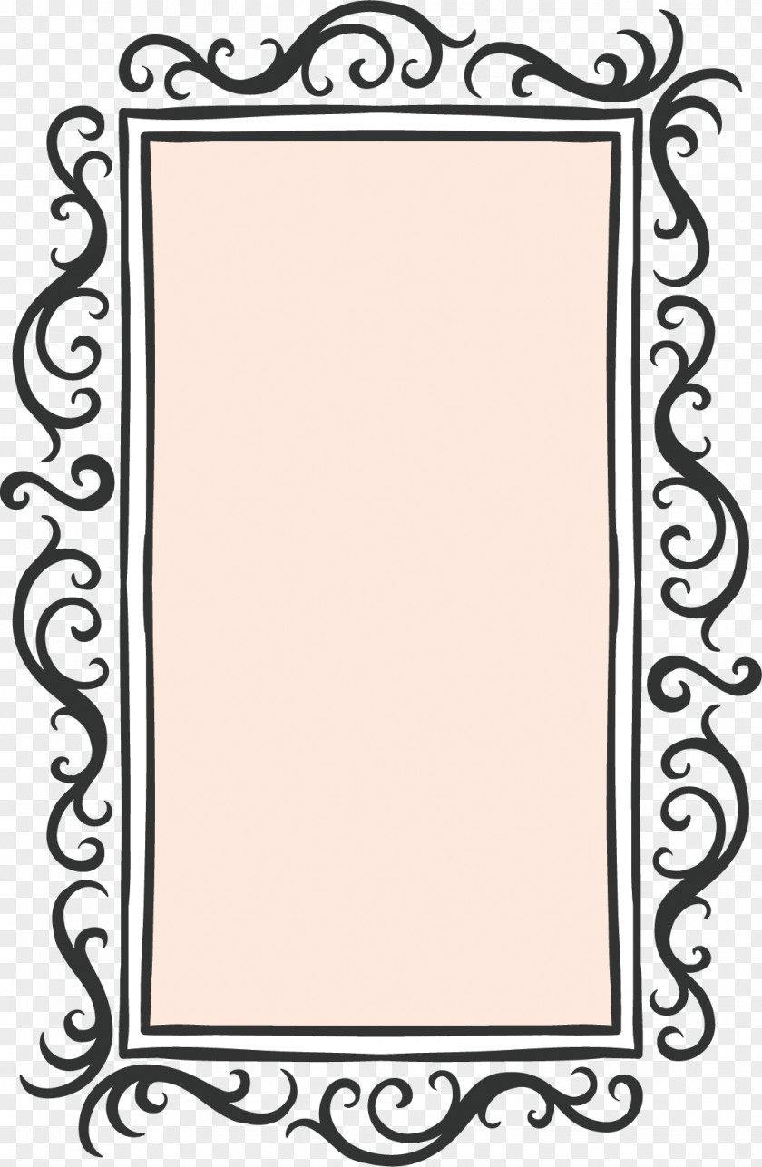 Pink Frame Vector Picture Euclidean PNG