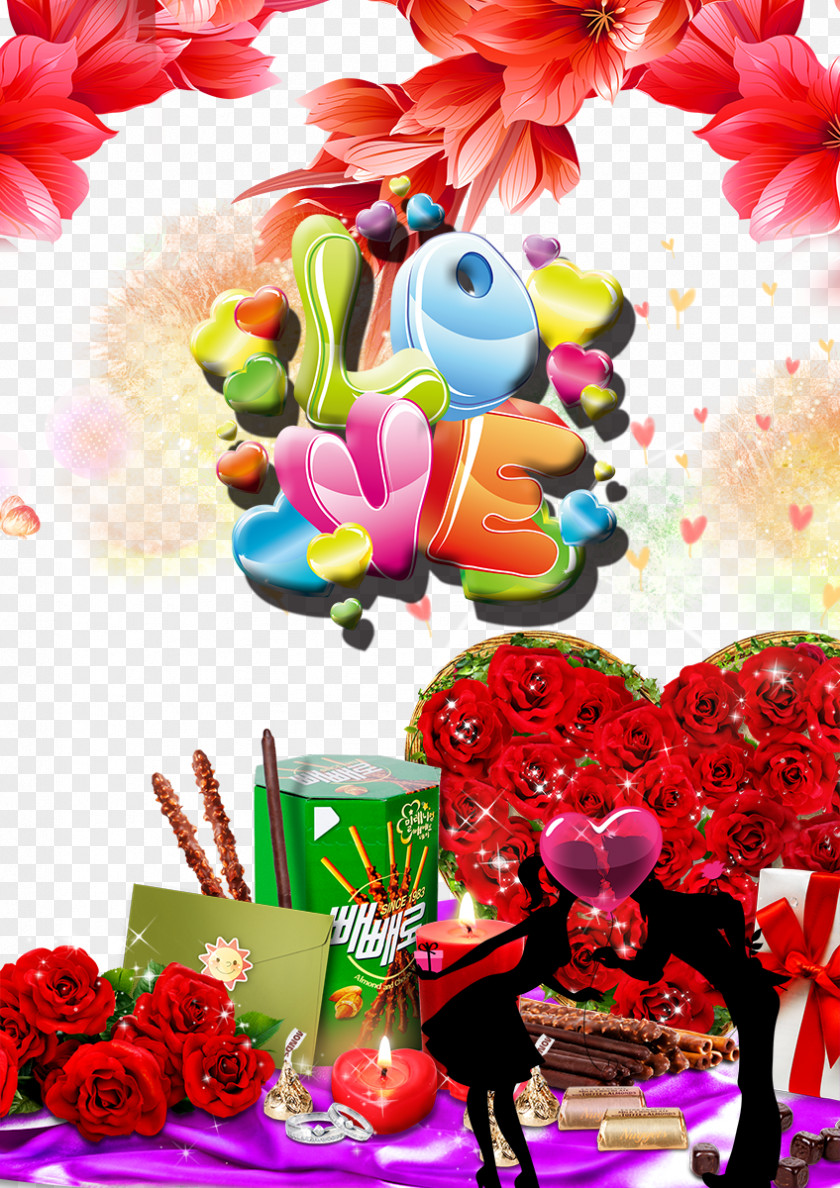 Wedding Background Floral Design Valentines Day Poster Festival PNG