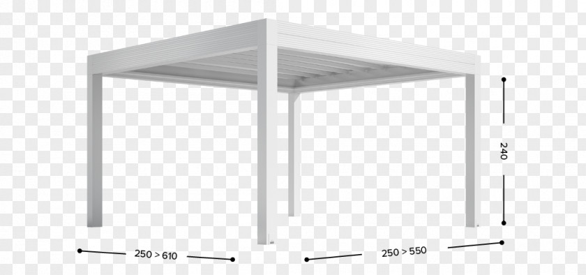 White Pergola Beam Waterproofing Structure PNG