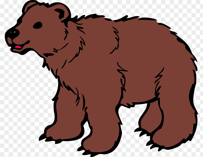 Young Clipart Brown Bear Polar Giant Panda Clip Art PNG