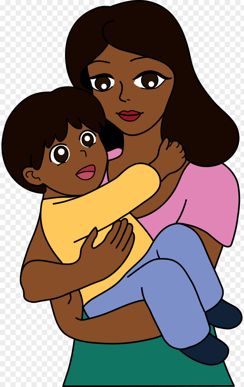 Cartoon Mom Cliparts Mothers Day Child Clip Art PNG