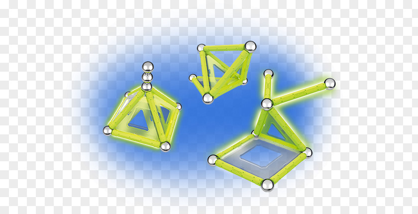 Classic Toys Product Geomag Glow Construction Set Triangle PNG
