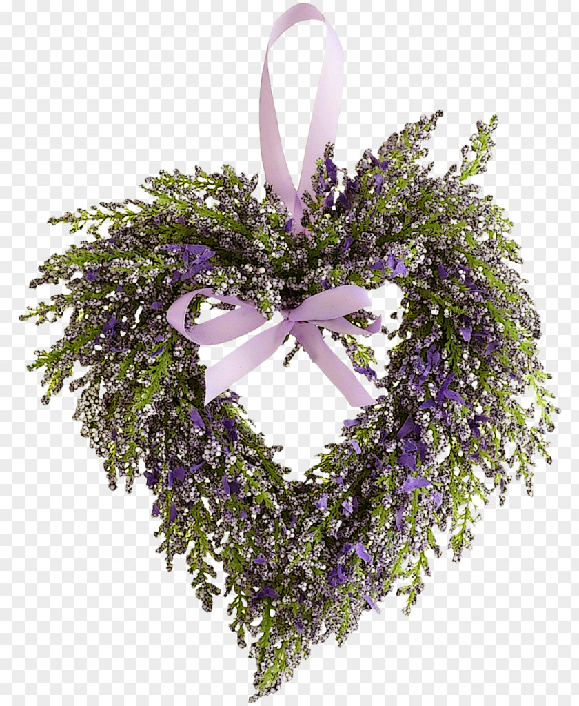 Flower English Lavender Heart Clip Art PNG