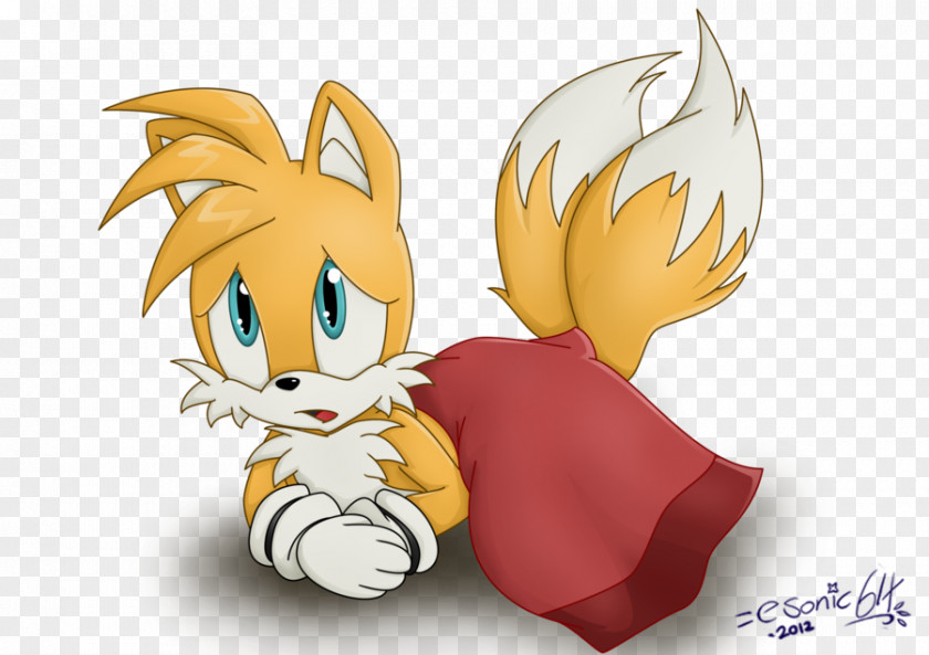 Lightning Tails Sonic Chaos Fear Art PNG
