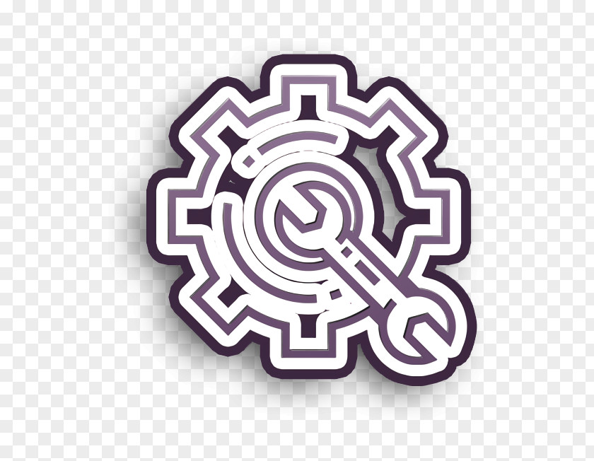 Maintenance Icon Gear Network PNG