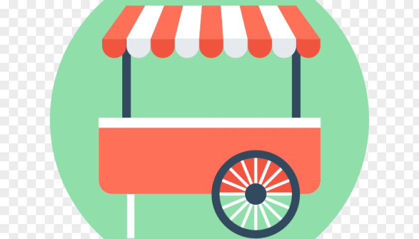 Platter Watercolor Street Food Cart Booth Clip Art PNG