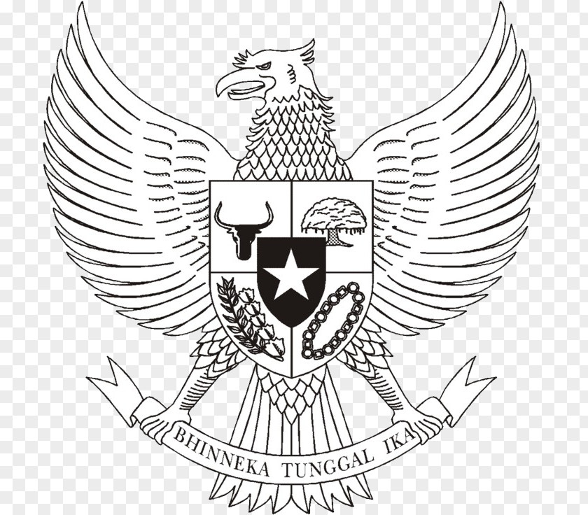 Symbol National Emblem Of Indonesia Garuda Pancasila PNG