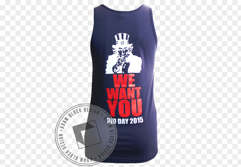 Uncle Sam We Want You T-shirt Alpha Omicron Pi Sleeveless Shirt PNG