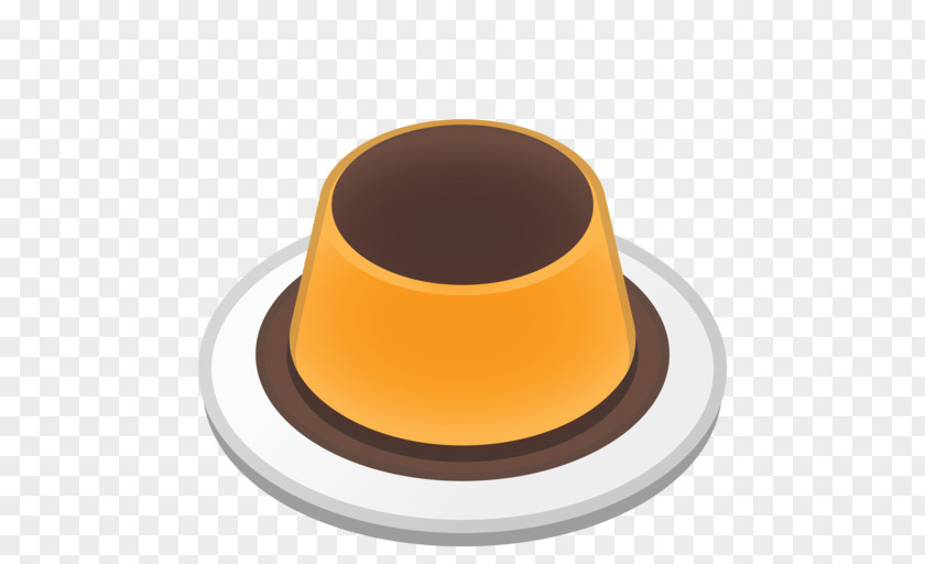 Emoji Custard Crème Caramel Natillas Pudding PNG