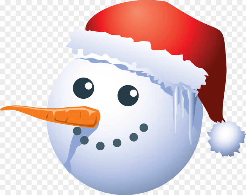 Little Fresh White Snowman Christmas Clip Art PNG