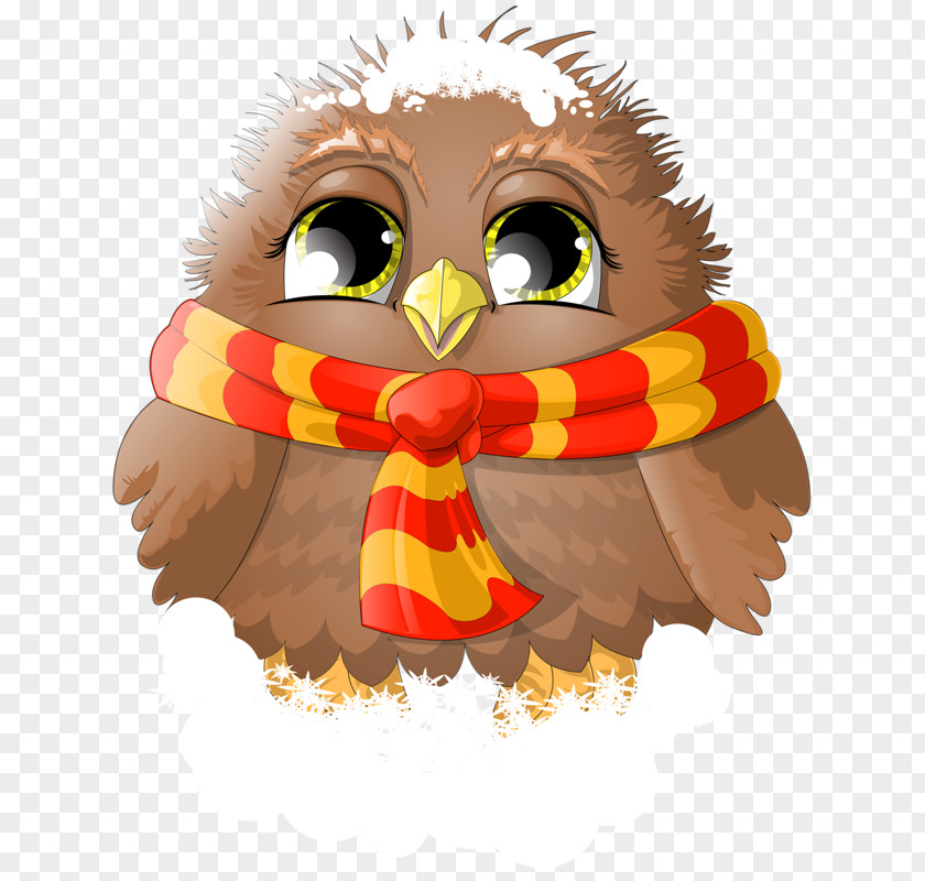 Scarf Chick Santa Claus Owl Christmas Robin Bird Clip Art PNG