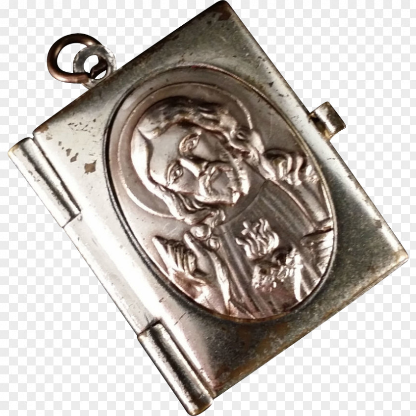 Silver Medal Bronze Locket Nickel PNG