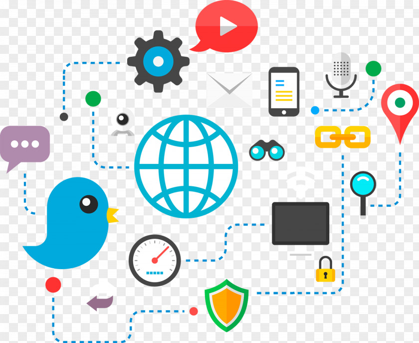 Social Media Digital Marketing Online Advertising Search Engine Optimization PNG