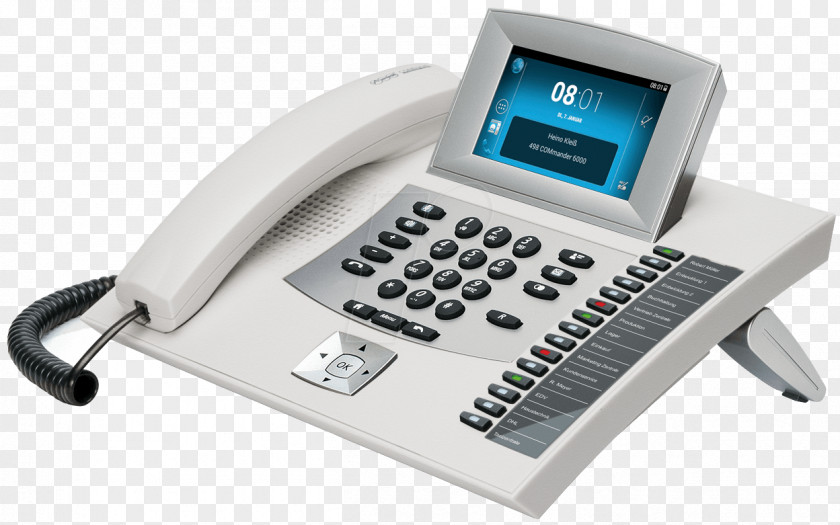 TELEFON Telephone VoIP Phone Auerswald Integrated Services Digital Network Answering Machines PNG