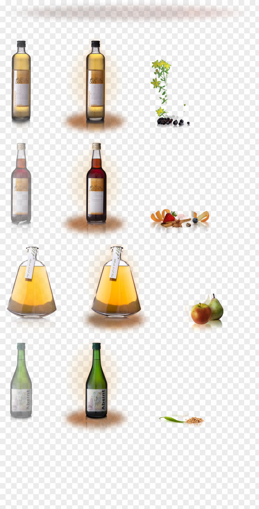 Wine Glass Bottle Liqueur PNG