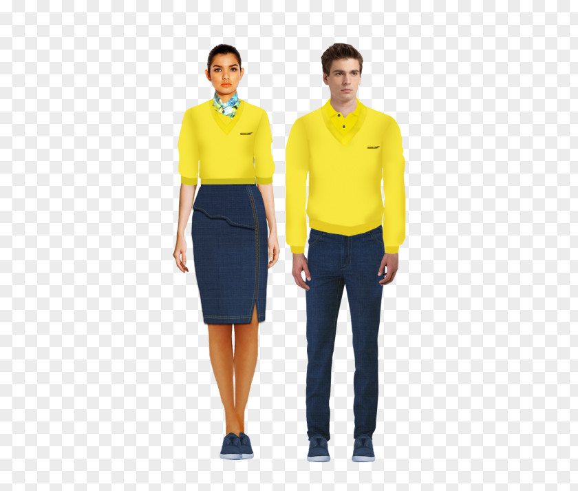 Flight Stewardess Uniform T-shirt Sleeve Clothing Collar PNG