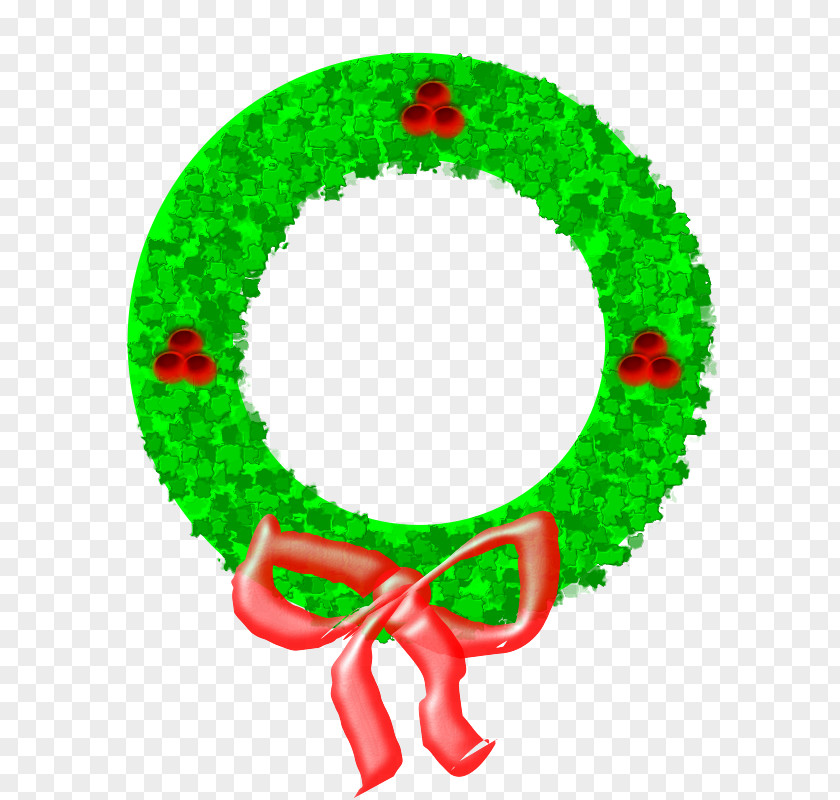 Free Vector Christmas Art Santa Claus Ornament Wreath Clip PNG