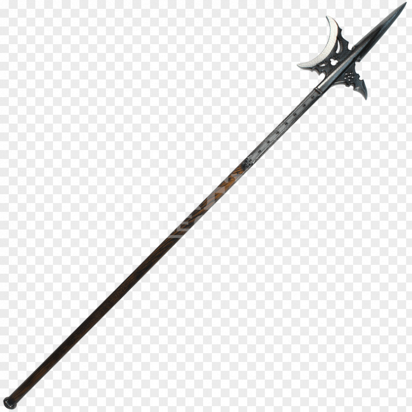 Halberd 14th Century Pollaxe Pole Weapon Glaive PNG