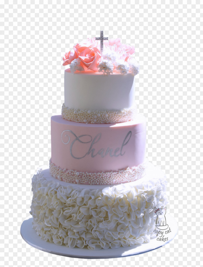 Christening Wedding Cake Frosting & Icing Sugar Torte PNG