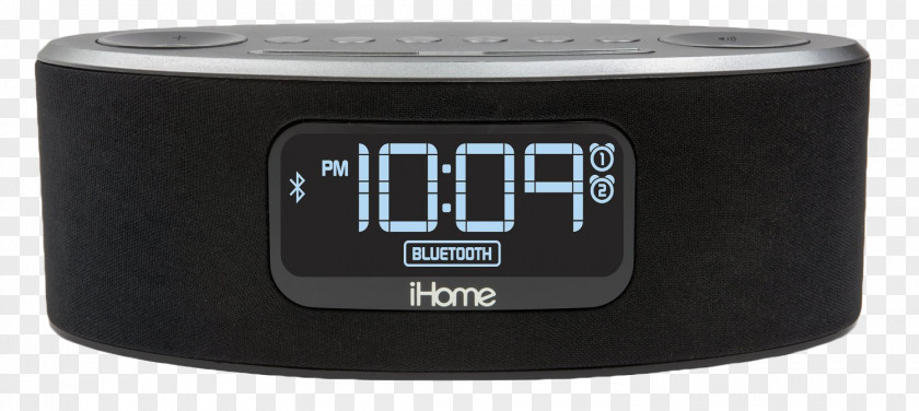 Clock Loudspeaker FM Broadcasting Bluetooth Wireless Speaker Alarm PNG
