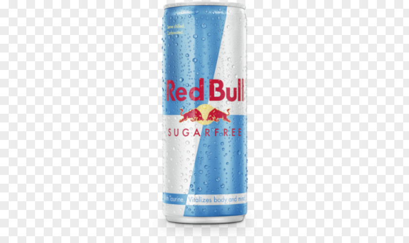 Healthy Drinks Red Bull Sugar Free 250ml Energy Drink Can PNG