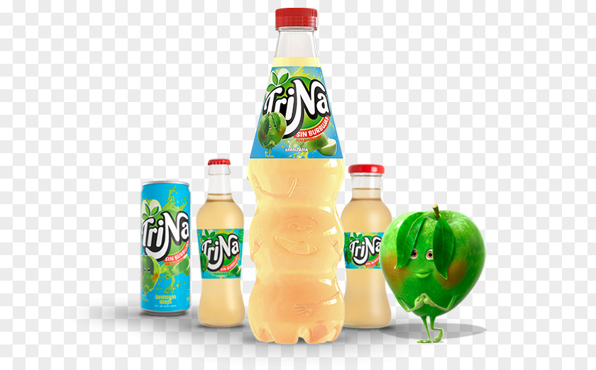 Juice Oasis Fizzy Drinks Apple Flavor PNG