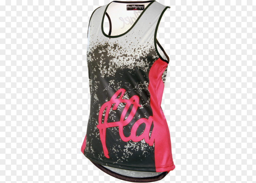 Pink Flare Gilets T-shirt Sleeve Cycling Jersey PNG