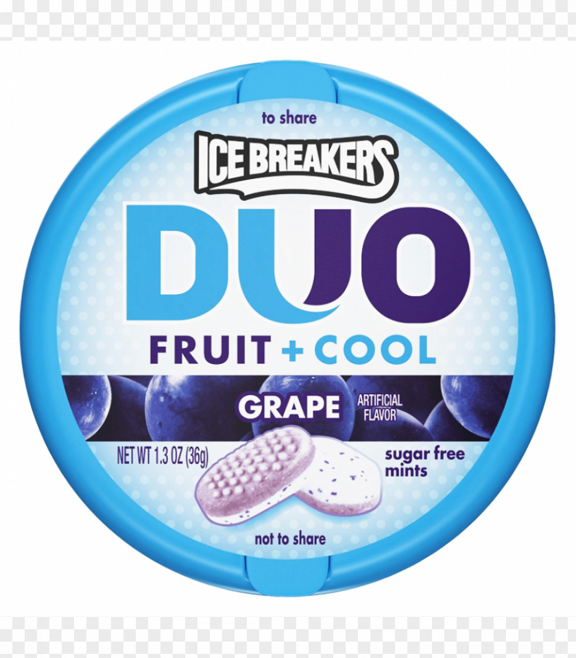 Chewing Gum Sour Ice Breakers Mint Grape PNG