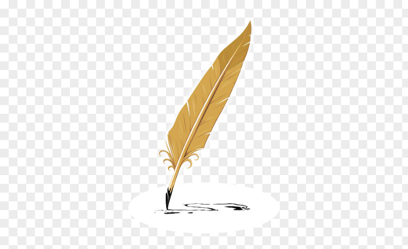 Feather Quill Drawing Pen PNG