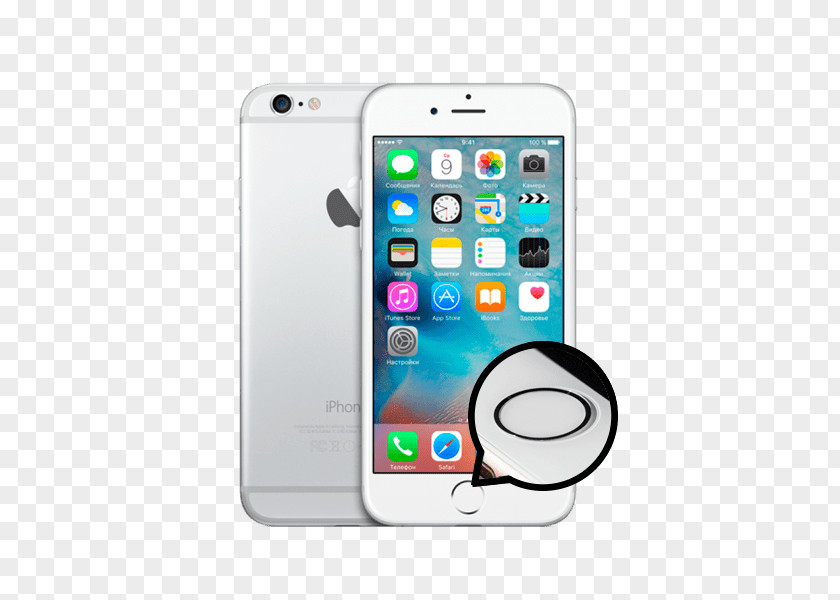 Home Button Iphone IPhone 6 Plus Apple 8 6s PNG