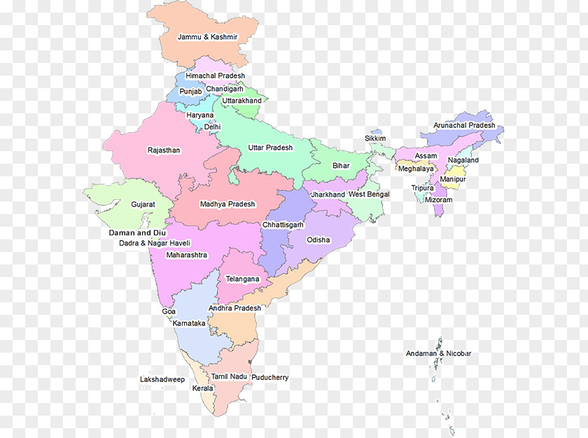 India Ecoregion Map Line Tuberculosis PNG