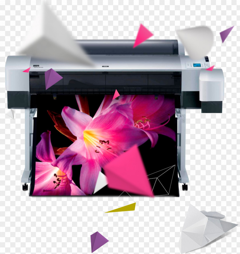 Mesh Inkjet Printing Paper Plotter Wide-format Printer PNG