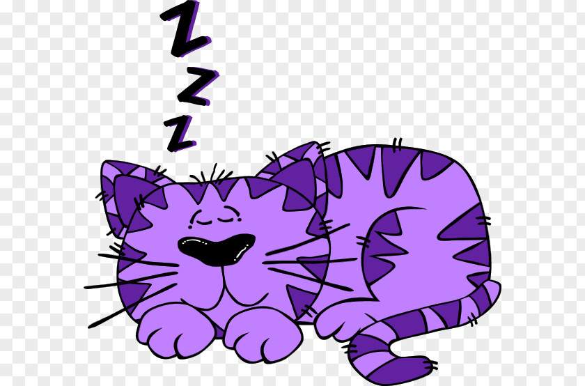 Purple Cartoon Cat Siamese Kitten Clip Art PNG