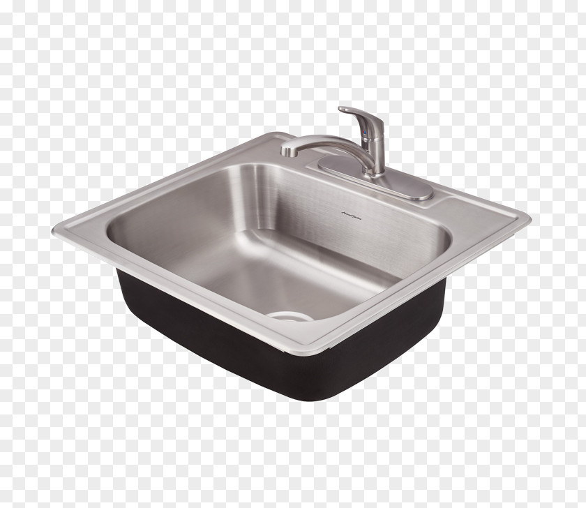 Sink Kitchen Tap Stainless Steel American Standard Brands PNG
