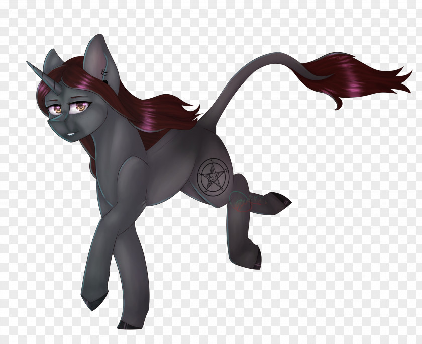 Speed Demon Cat Horse Mammal Figurine PNG