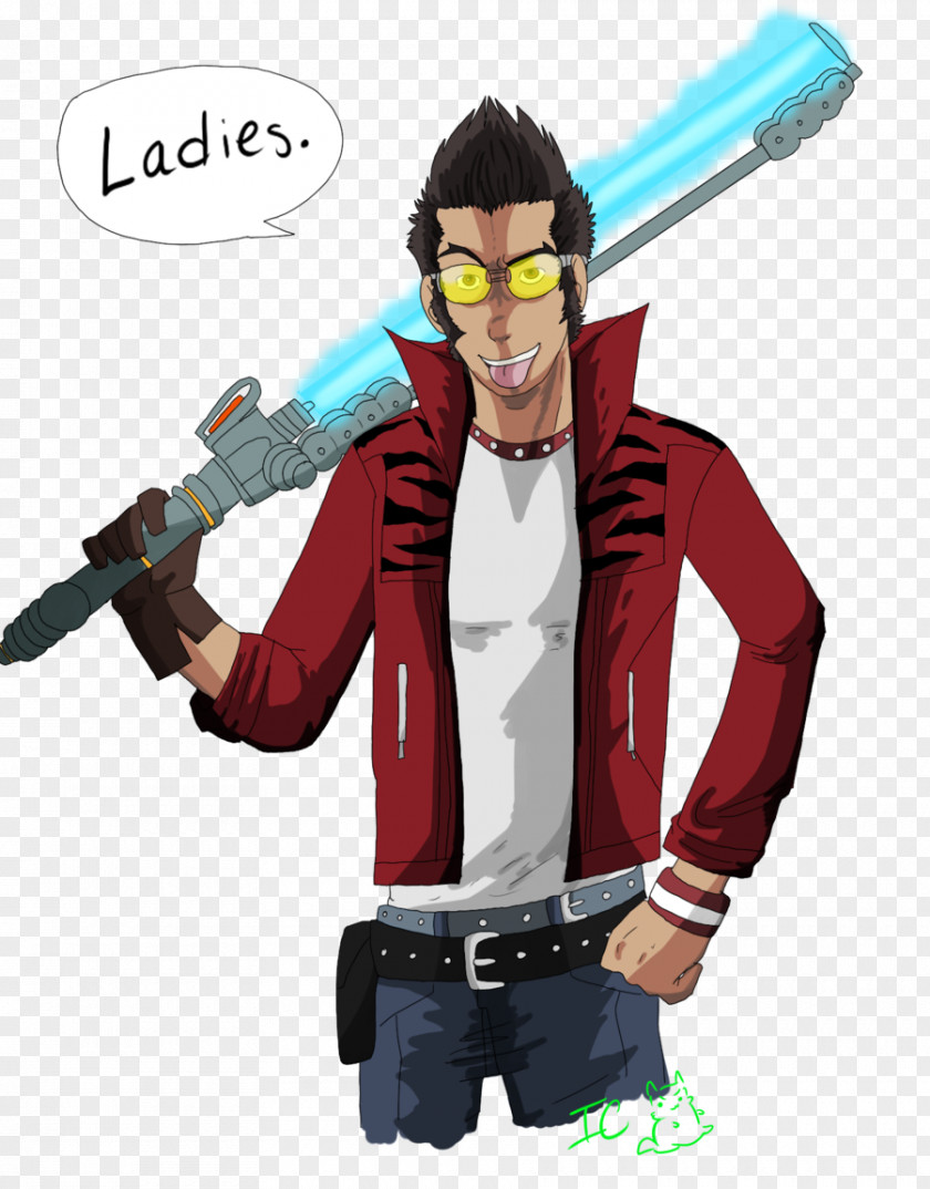 Travis Touchdown No More Heroes 2 Cartoon Action & Toy Figures Character PNG