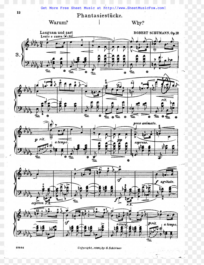 18 Morceaux, Op. 72 (excerpts): XVII. Passé Lointain. Moderato Assai Quasi Andante V. Méditation. Mosso Piano ピアノ小品 全日本ピアノ指導者協会 PNG