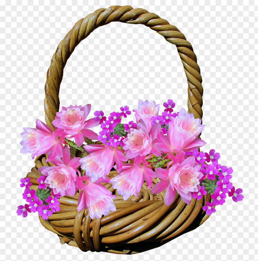 A Basket Of Flowers Floral Design Flower Photography PNG