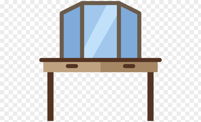 A Vanity Mirror Table Icon PNG